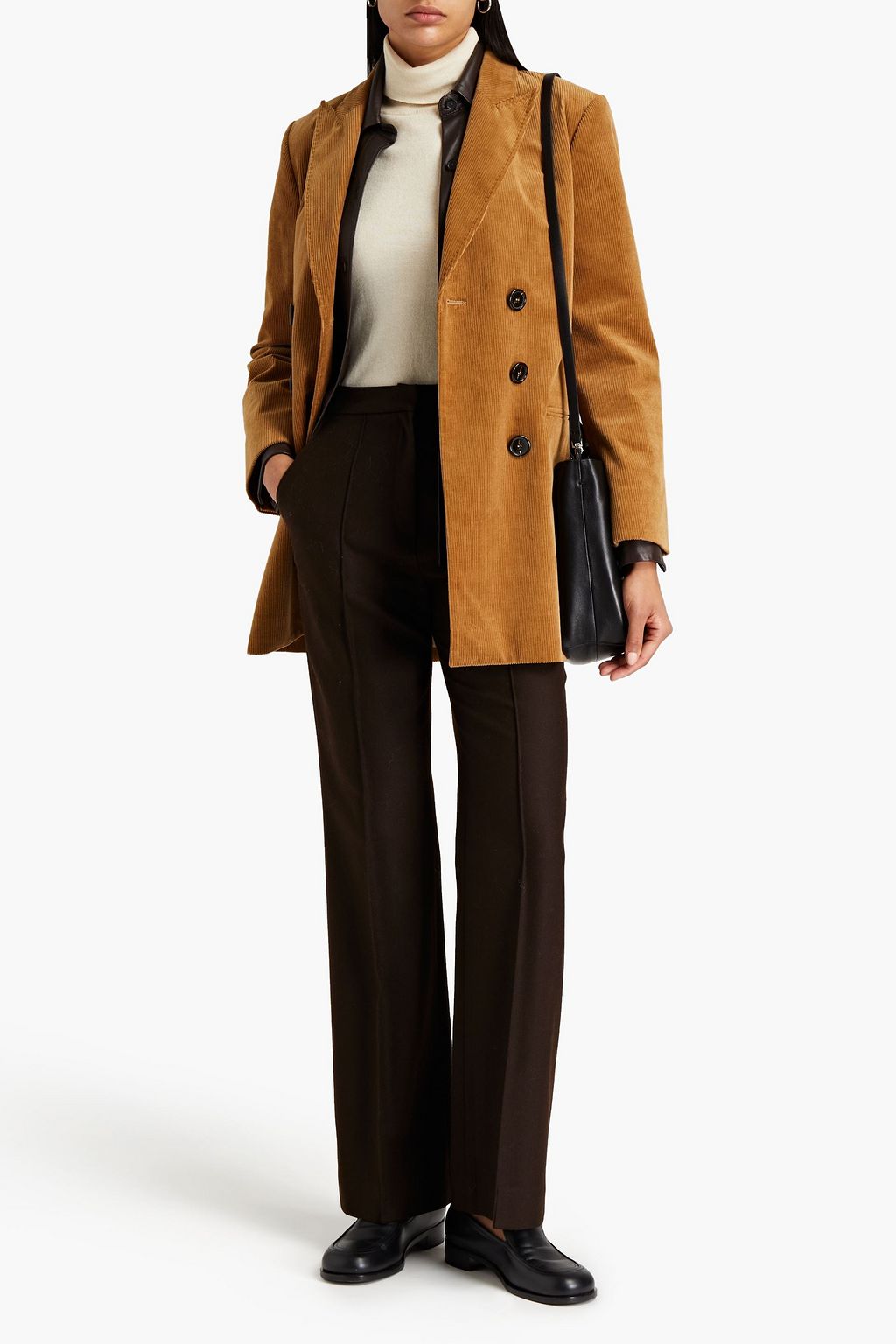 LVIR Brushed wool flared pants