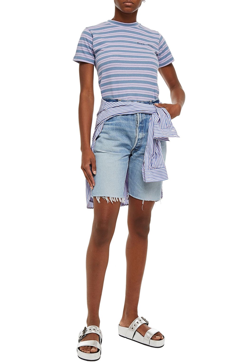 ÊTRE CÉCILE Bonnie printed cotton-jersey T-shirt