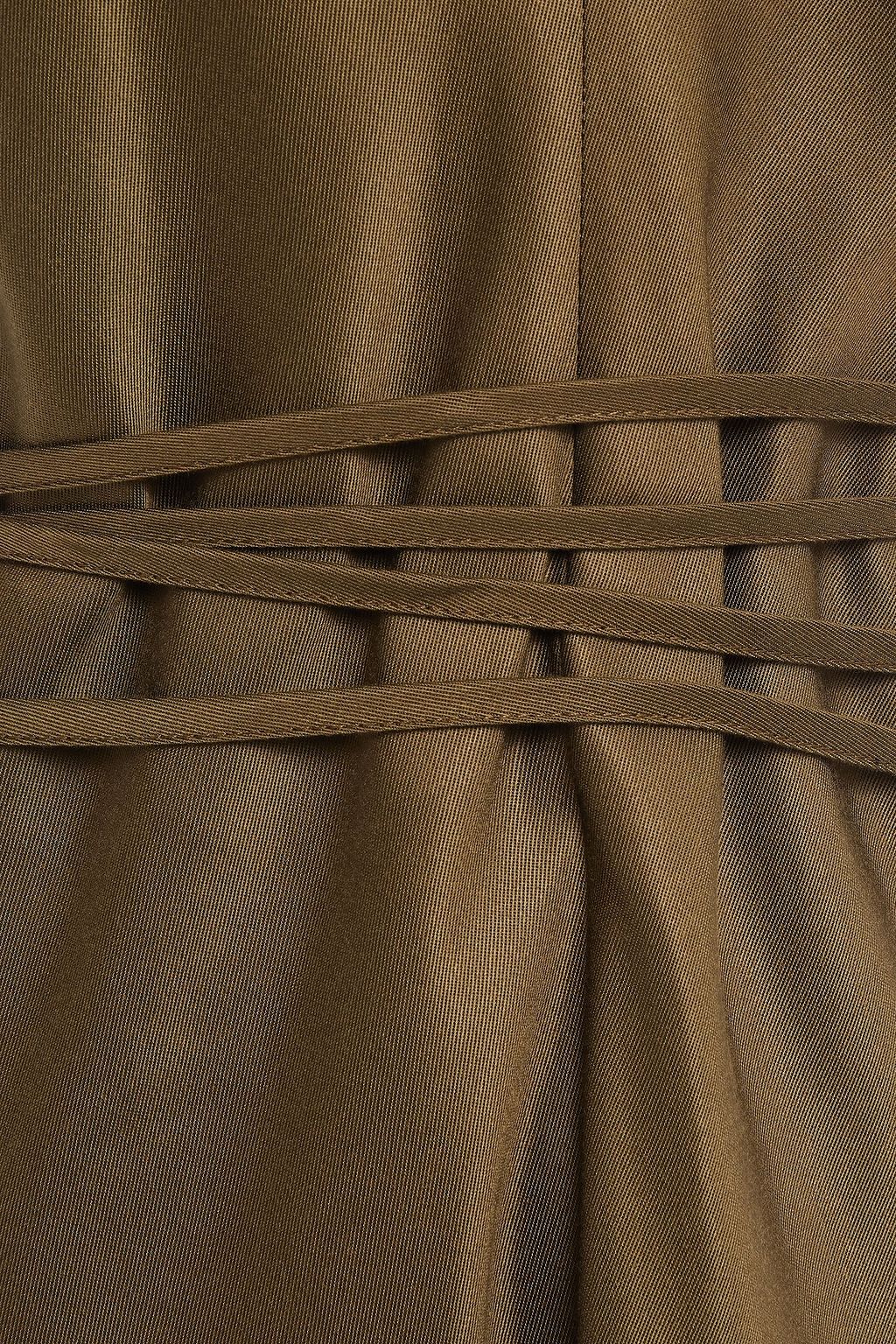 BONDI BORN Lyocell-twill maxi dress
