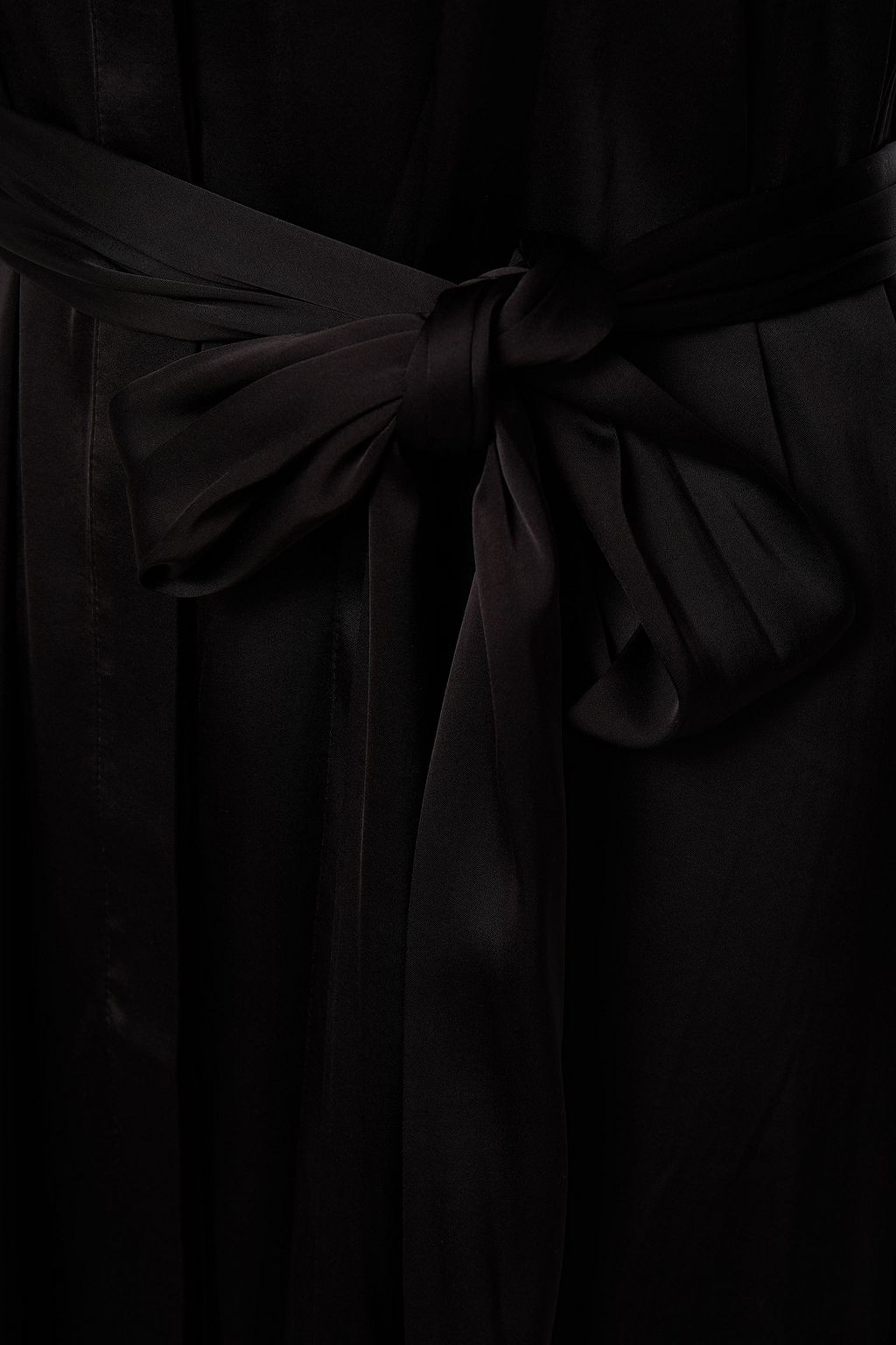 MELISSA ODABASH Domenica stretch-satin maxi shirt dress