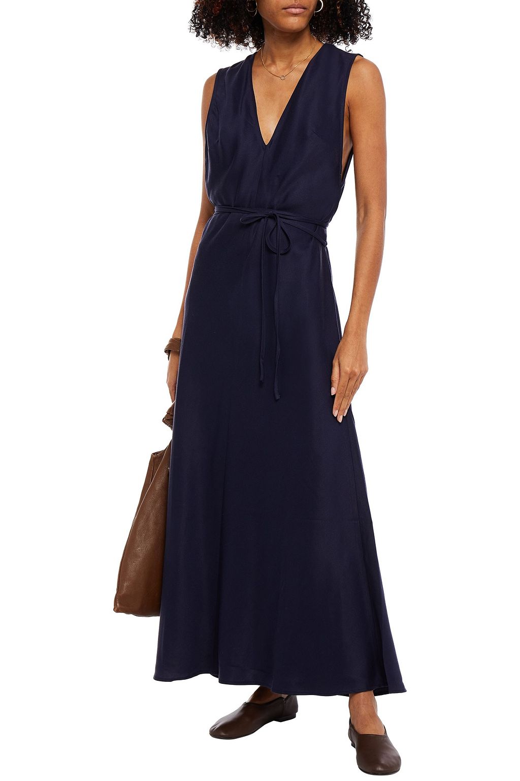 BONDI BORN Lyocell-twill maxi dress