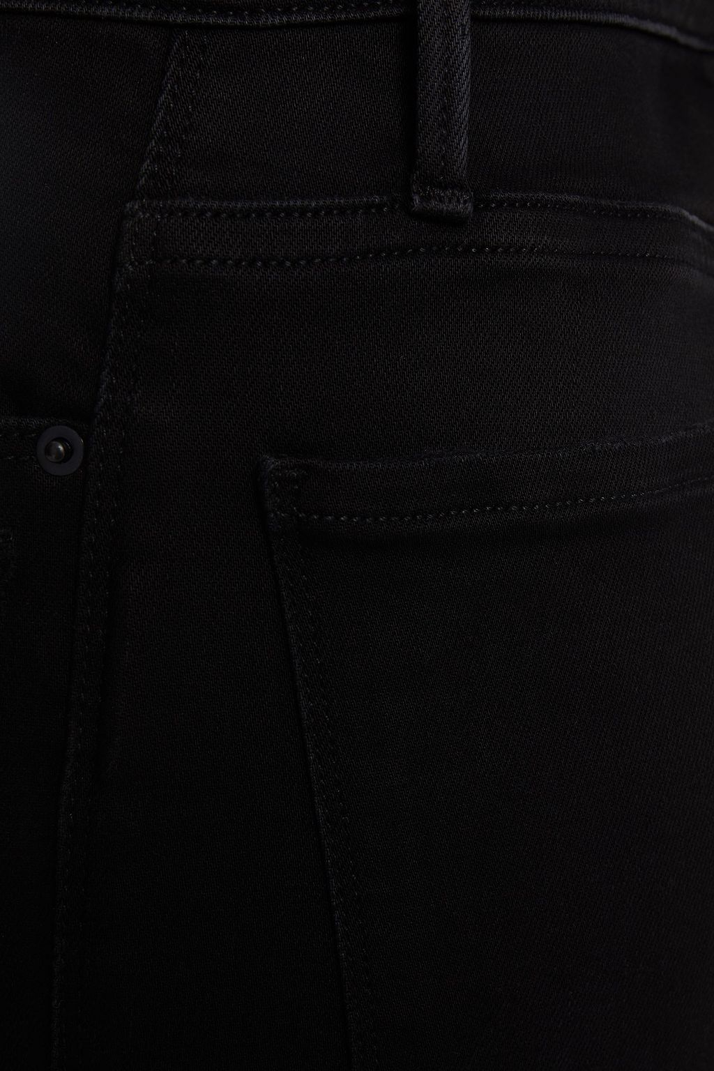 FRAME Le Sylvie distressed high-rise straight-leg jeans