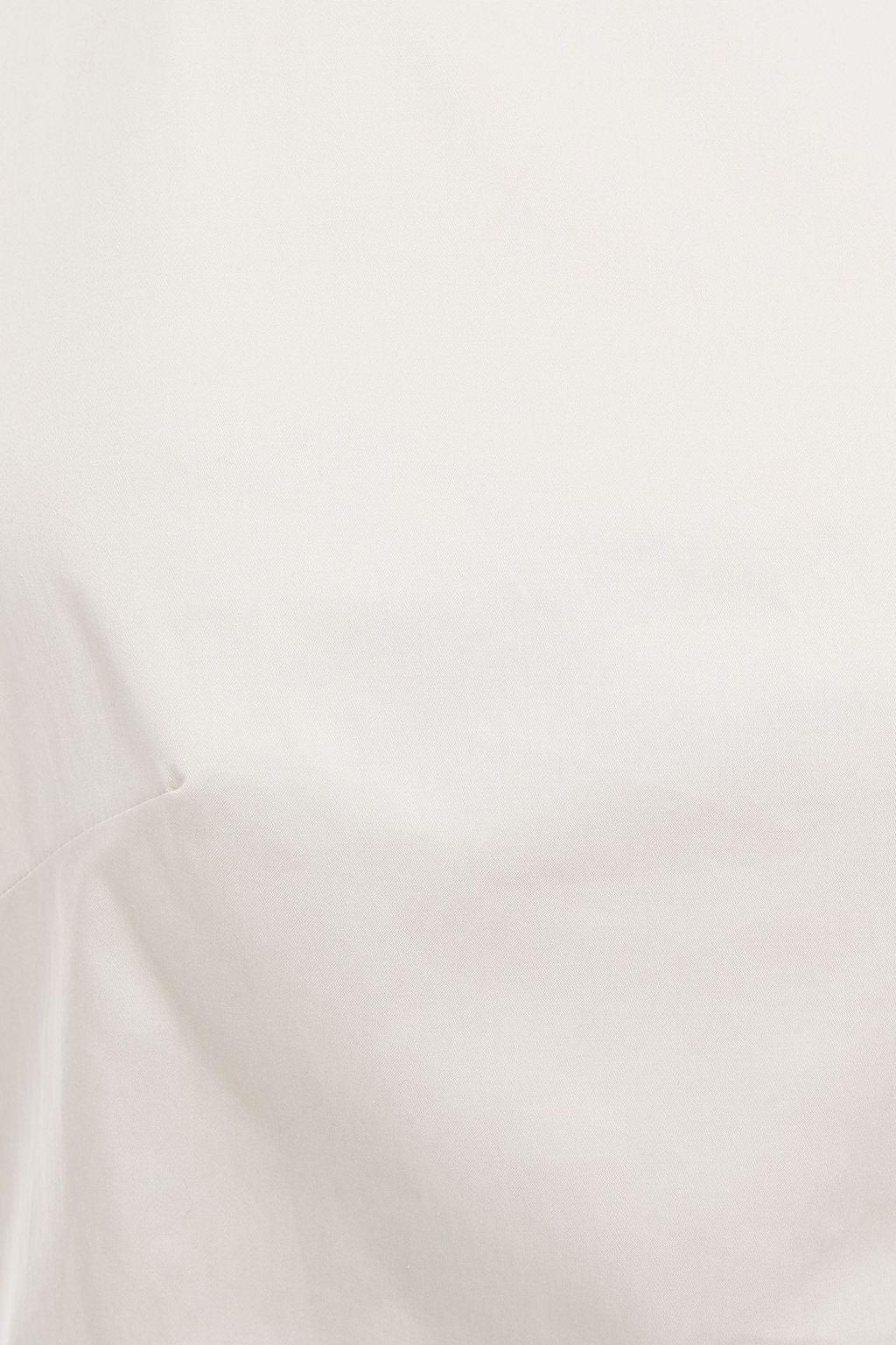 BONDI BORN Tie-back cotton-blend sateen midi dress