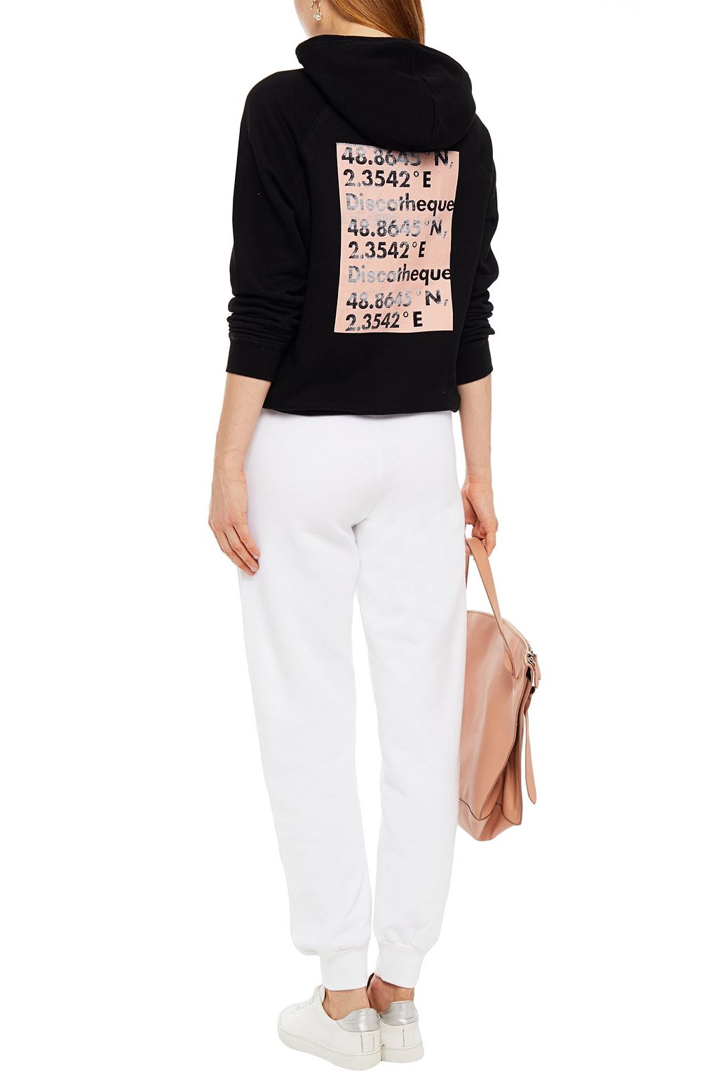 ÊTRE CÉCILE Organic cotton-fleece track pants