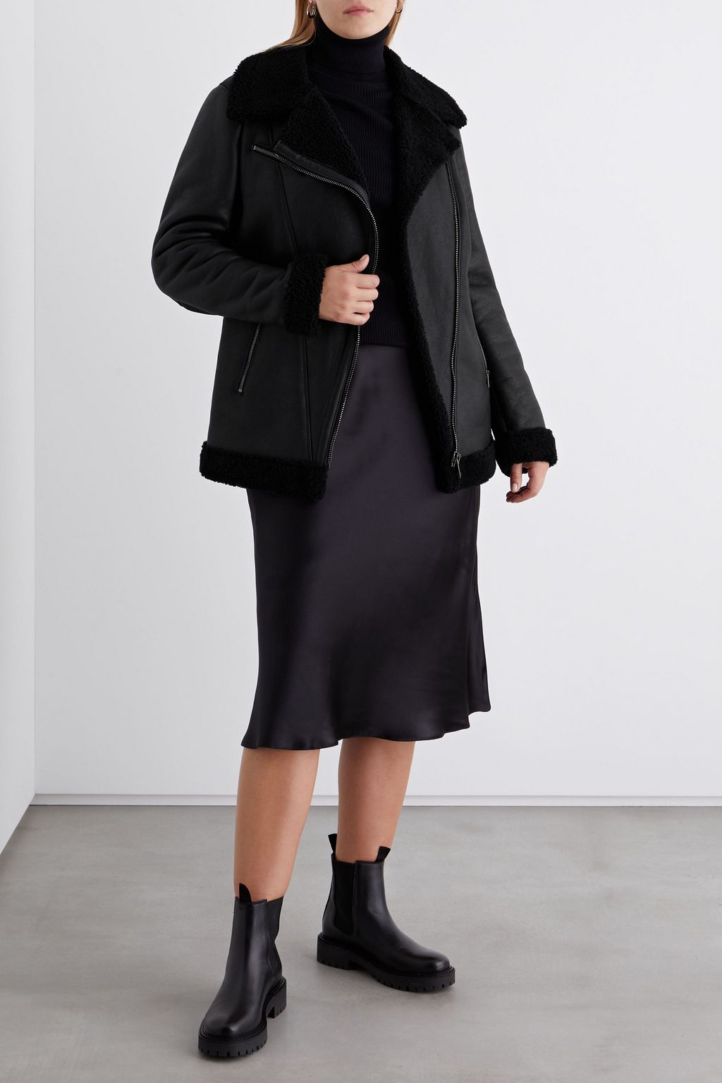IRIS & INK Françoise shearling jacket