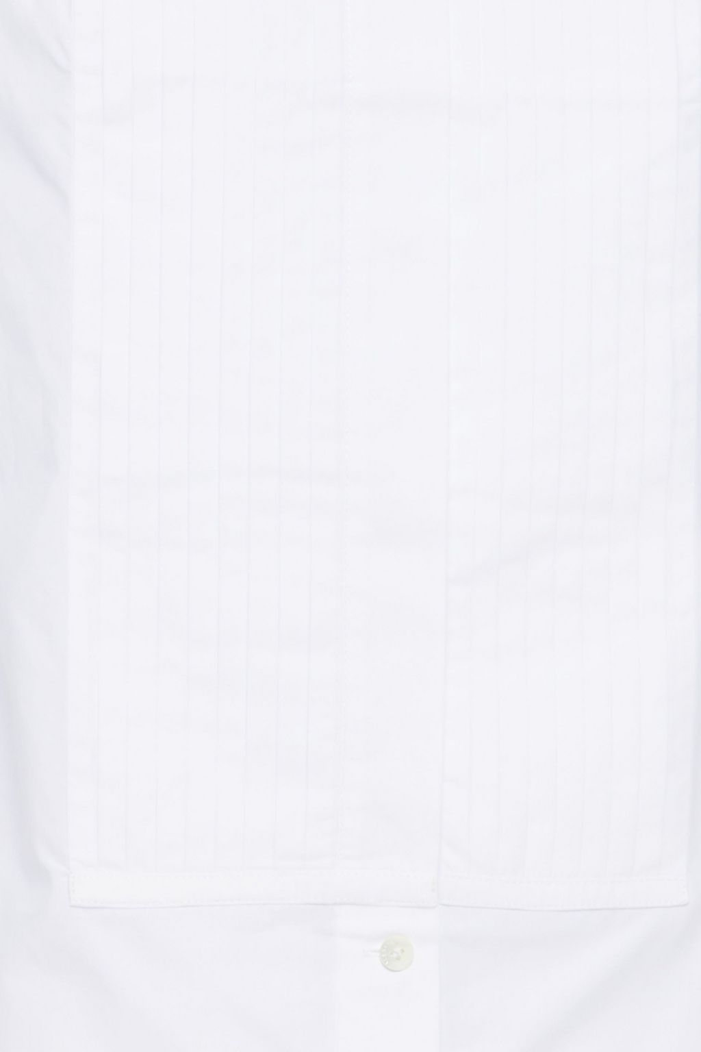 ALEXANDRE VAUTHIER Pintucked cotton-poplin shirt