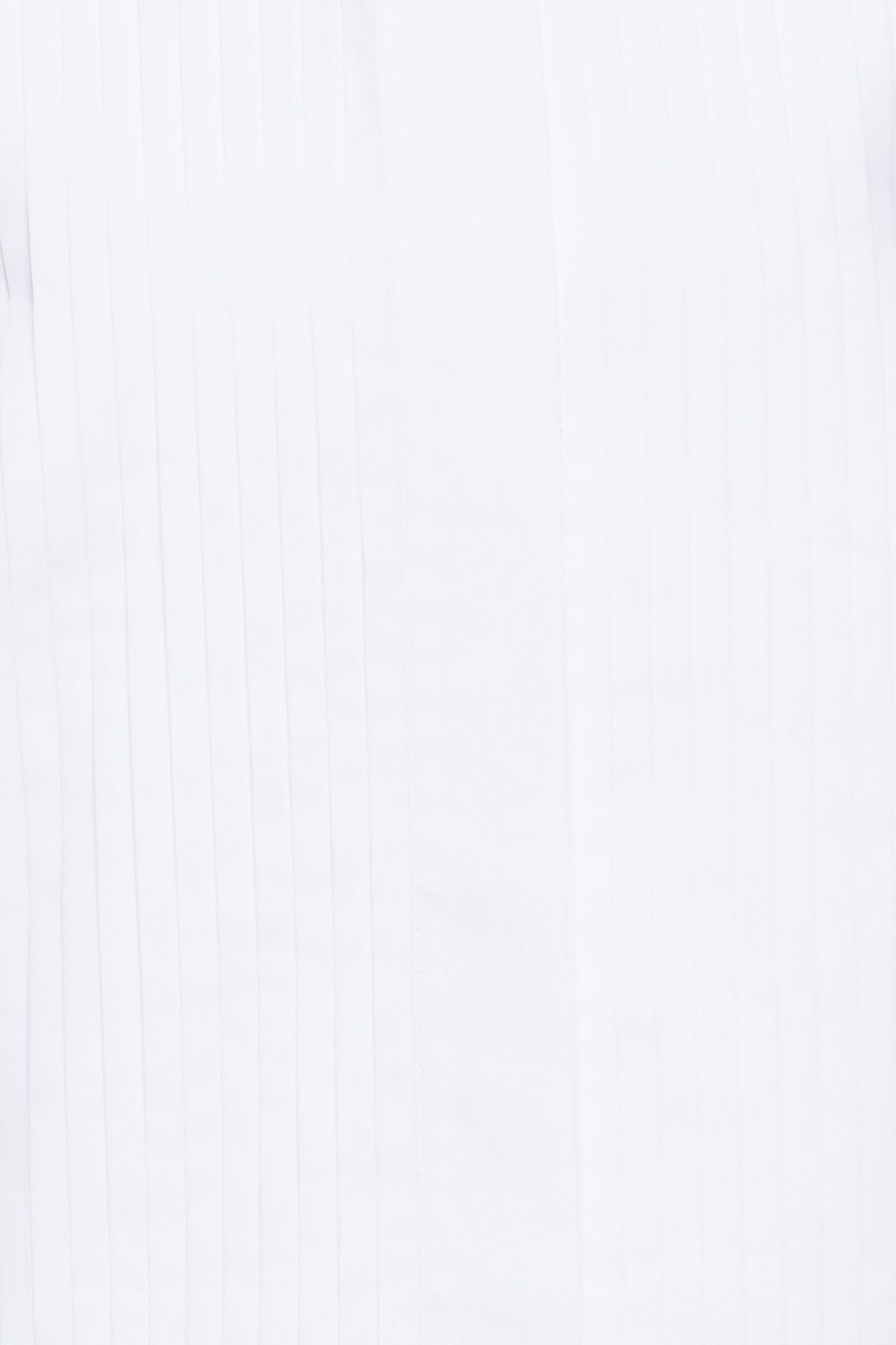ALEXANDRE VAUTHIER Pintucked cotton-poplin top