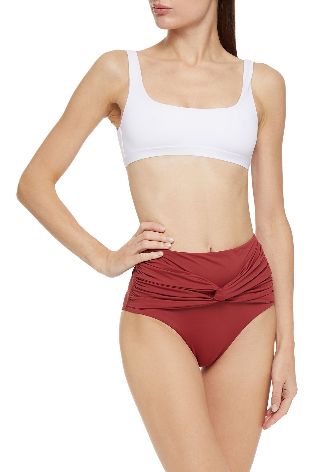 BONDI BORN Penelope knotted bikini briefs