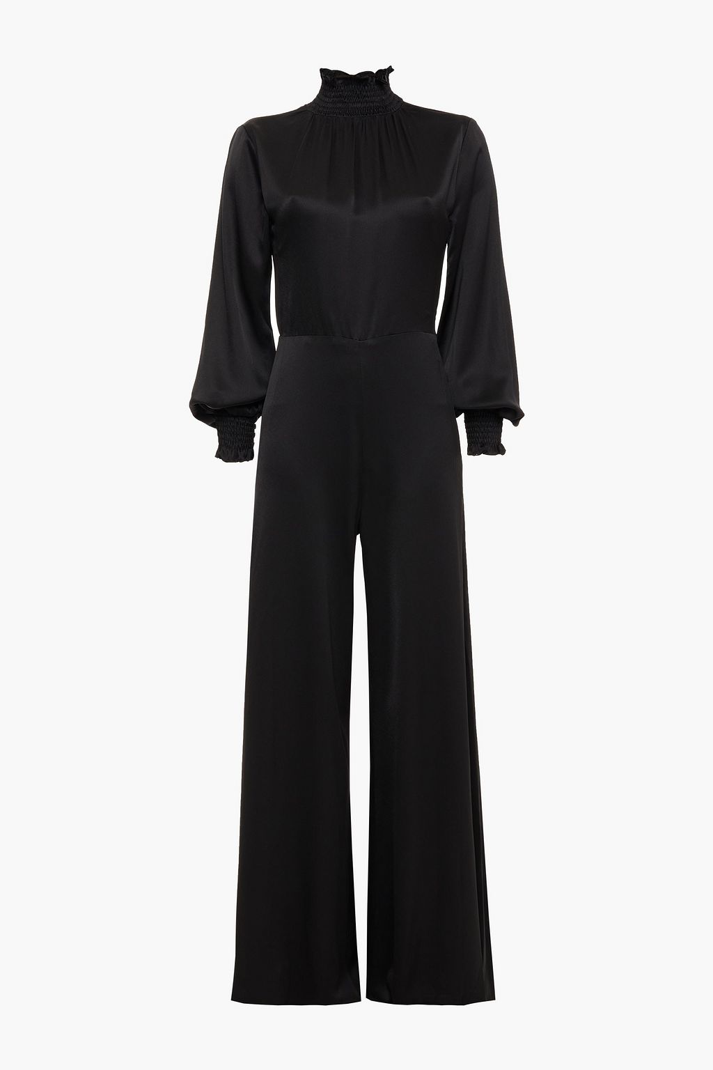 LES HÉROÏNES BY VANESSA COCCHIARO The Mary cutout shirred satin-crepe ...