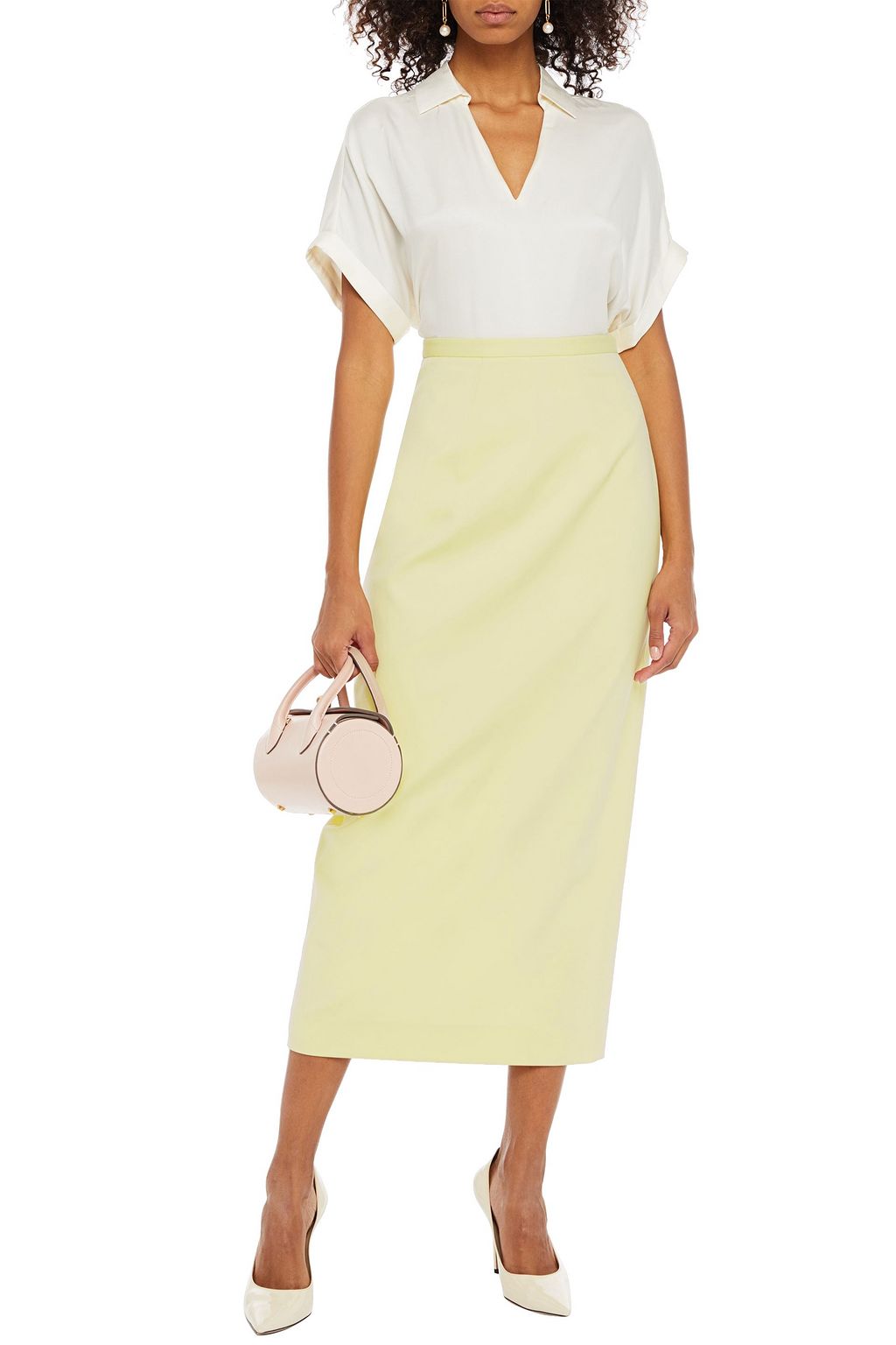 EMILIA WICKSTEAD Lotta cady midi skirt