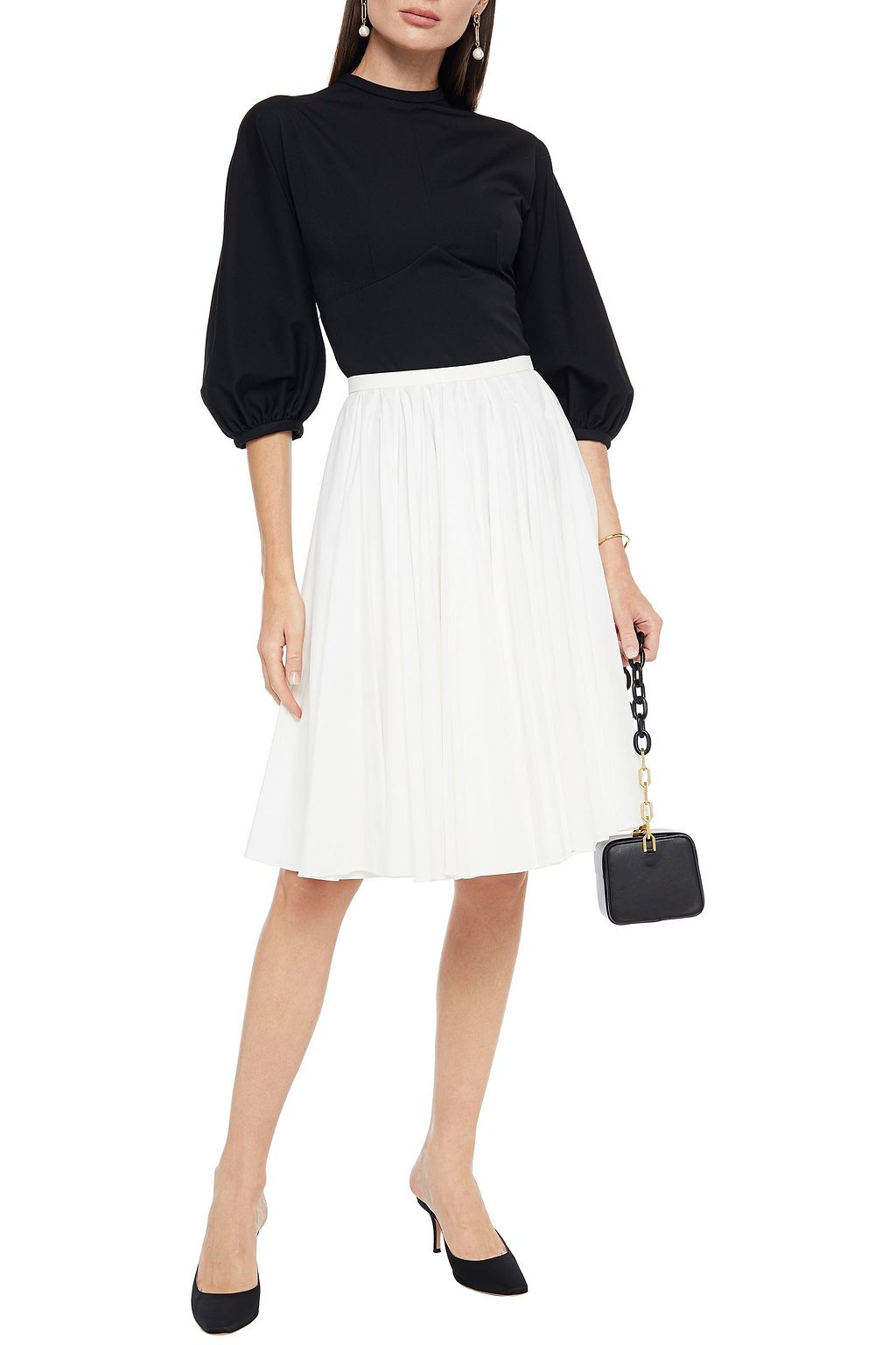 EMILIA WICKSTEAD Gathered cady top