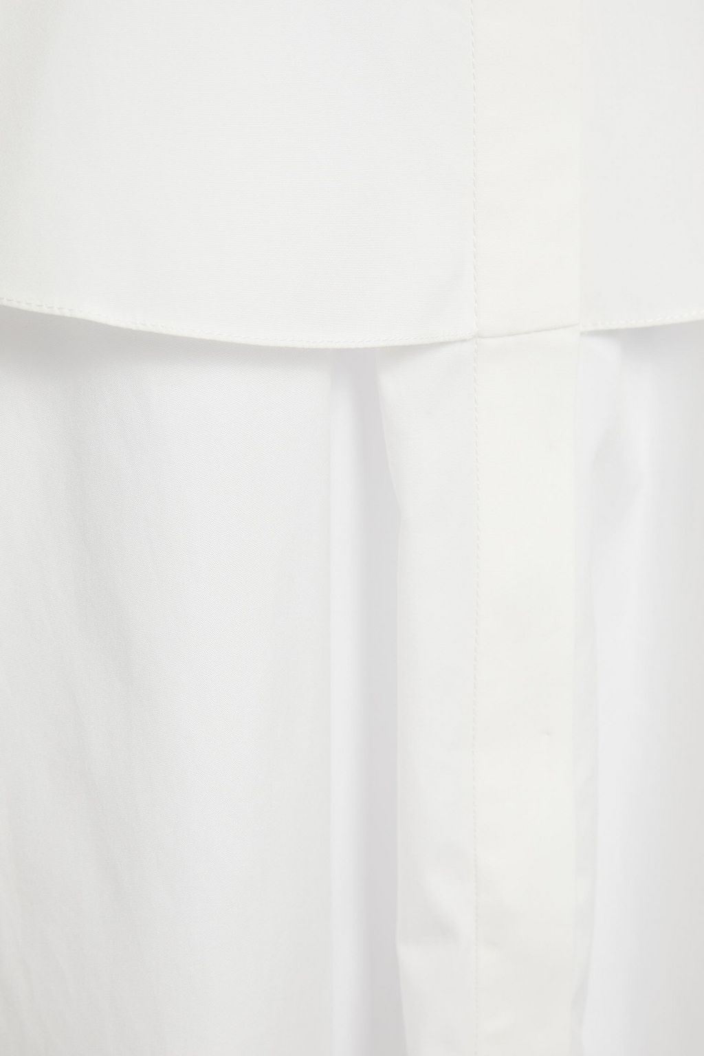 EMILIA WICKSTEAD Layered cotton-poplin shirt dress