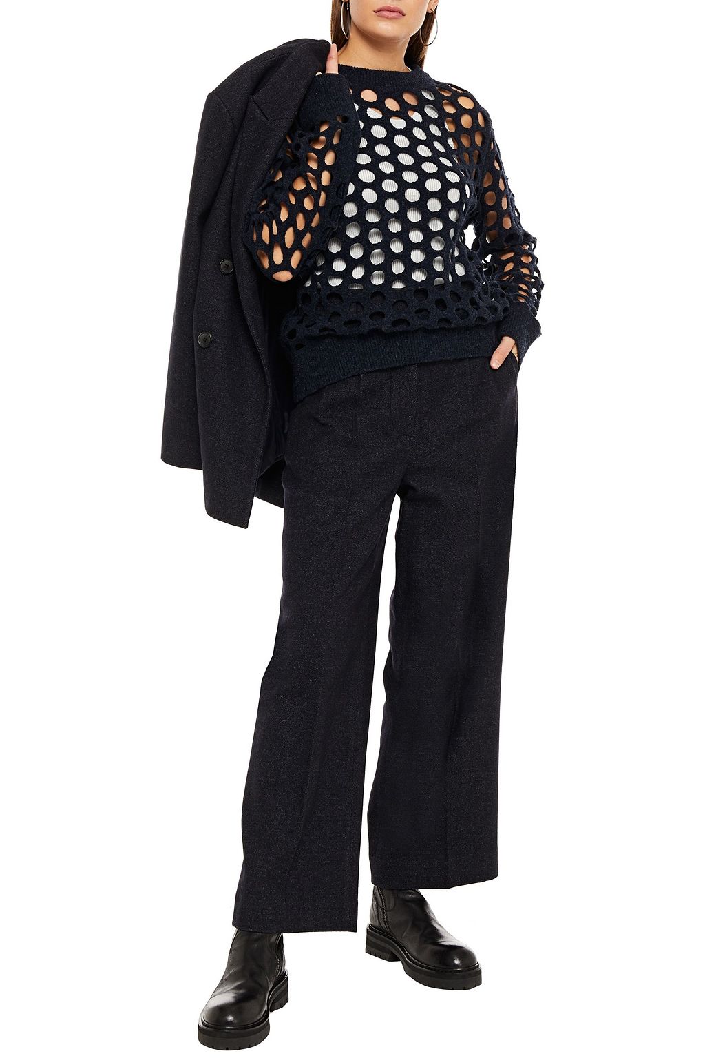 MAISON MARGIELA Laser-cut wool sweater