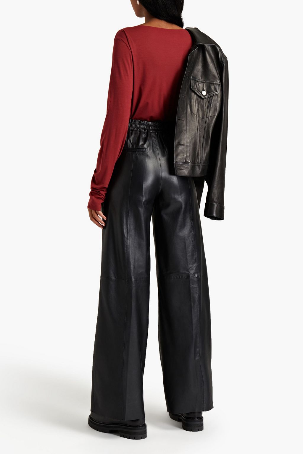 WOLFORD Modal-blend stretch-jersey top