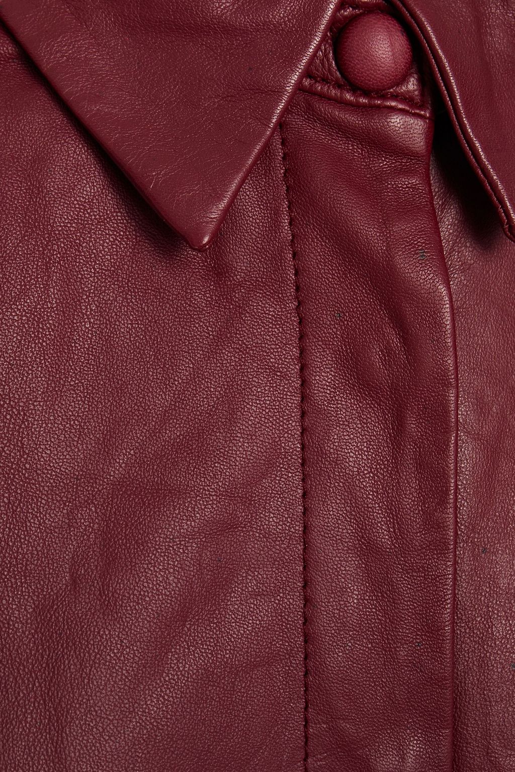 WALTER BAKER Stevie leather mini shirt dress