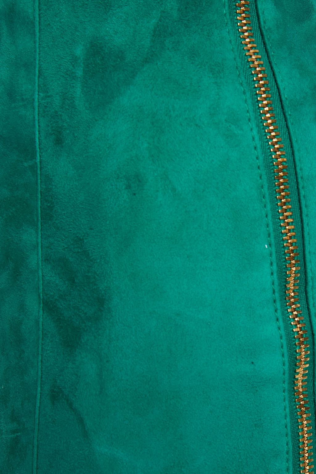BALMAIN Eng geschnittene Hose aus Stretch-Veloursleder