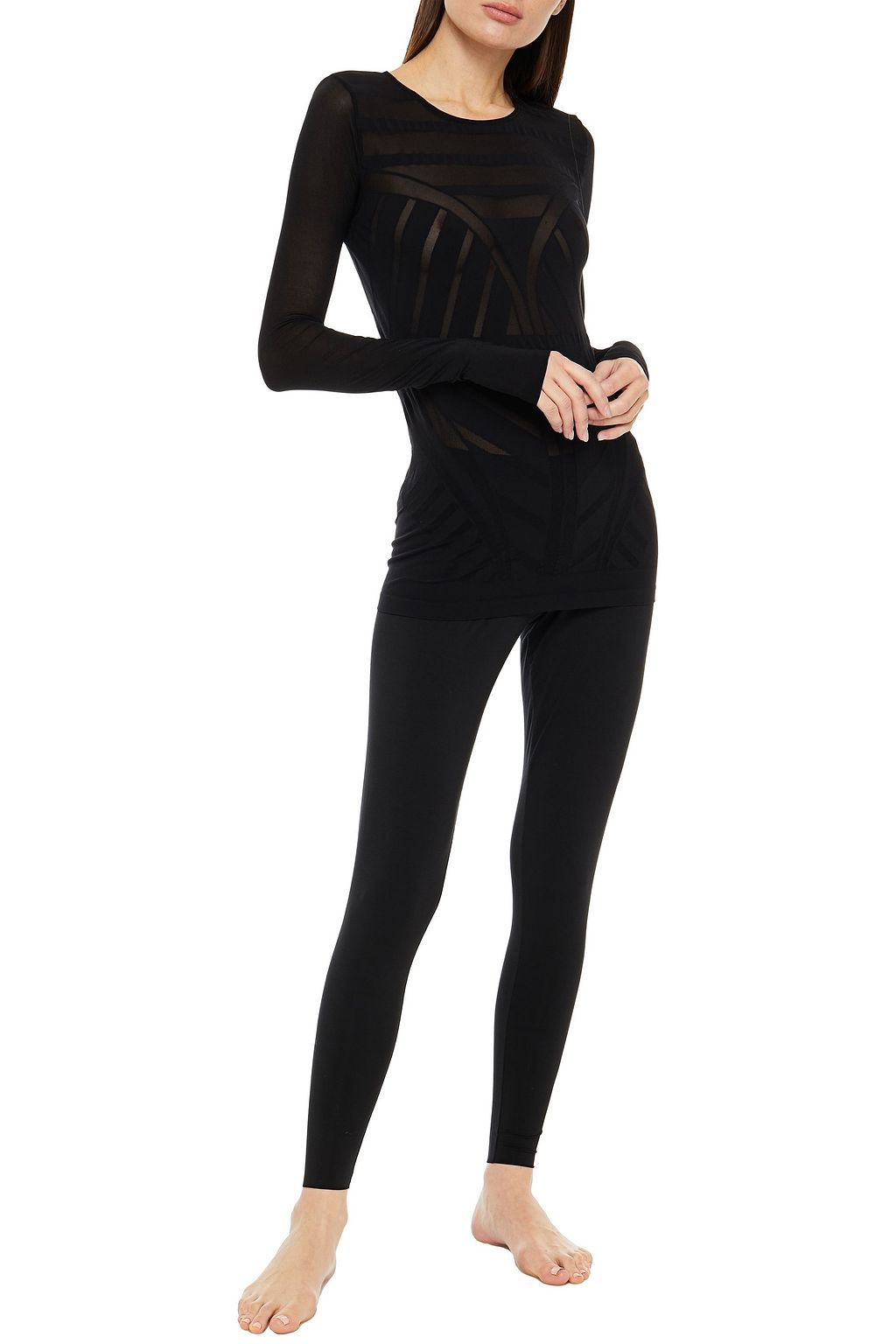 WOLFORD Stretch-jersey top