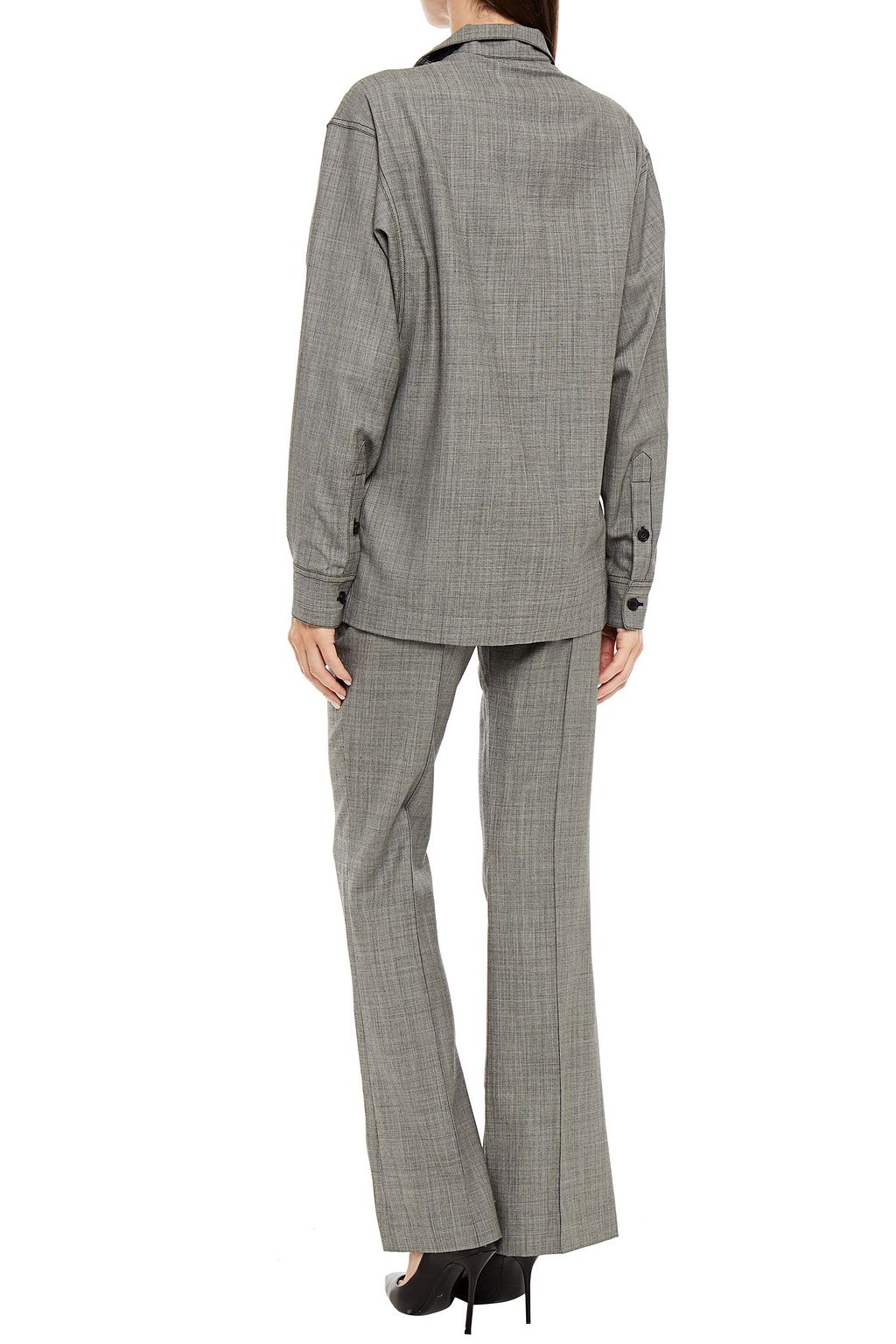 VICTORIA BECKHAM Buckled wool-twill jacket