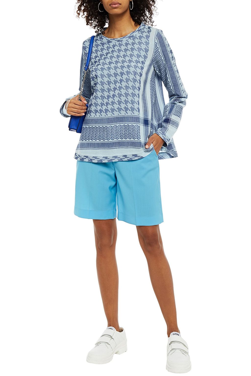 SUMMERY COPENHAGEN Cotton-jacquard top