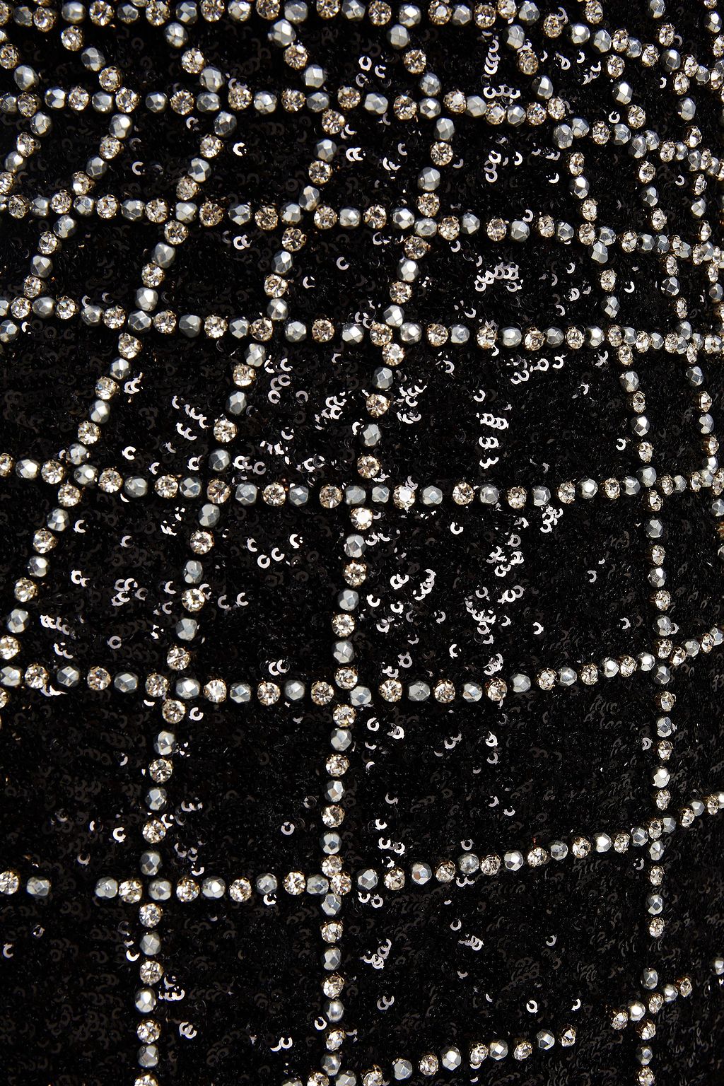 BALMAIN Embellished tulle maxi dress