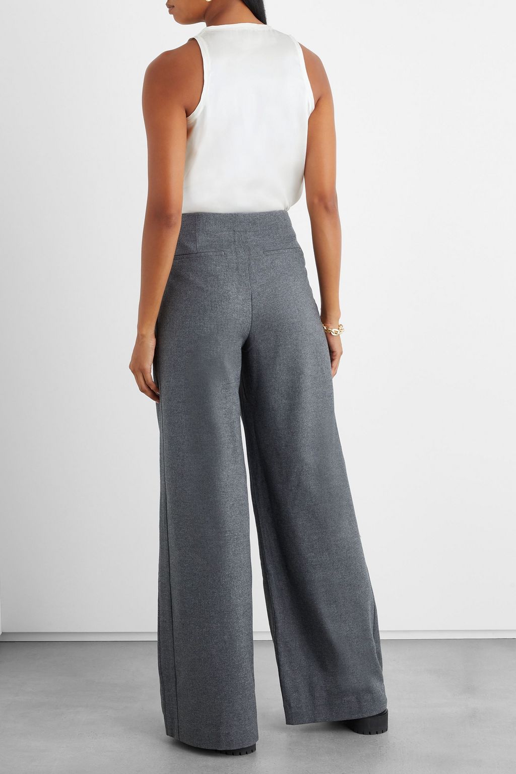 IRIS & INK Anastasie organic silk-satin tank