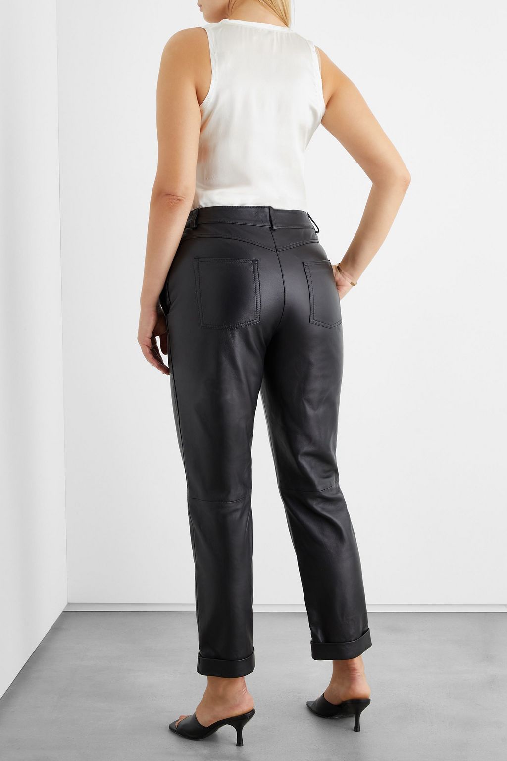 IRIS & INK Anastasie organic silk-satin tank