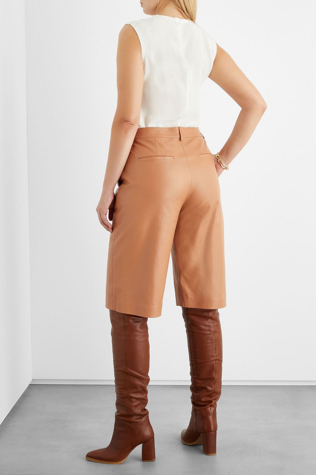 IRIS & INK Angélique organic silk-charmeuse top