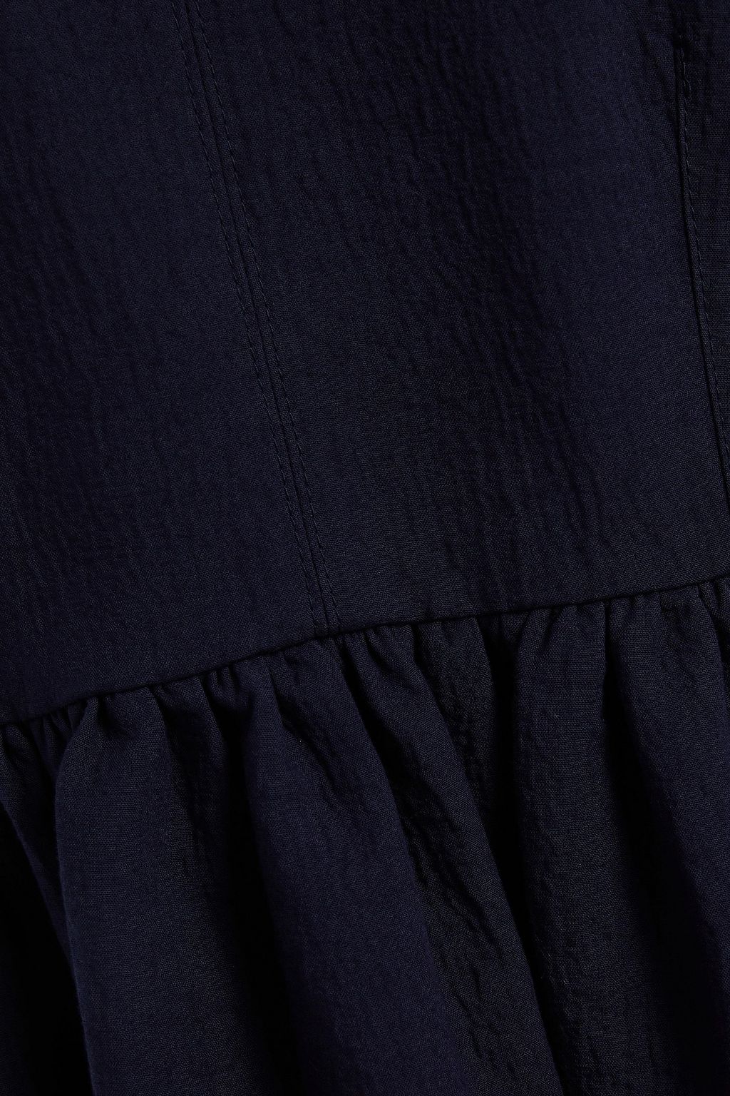 &DAUGHTER Rosalie gathered organic cotton midi dress