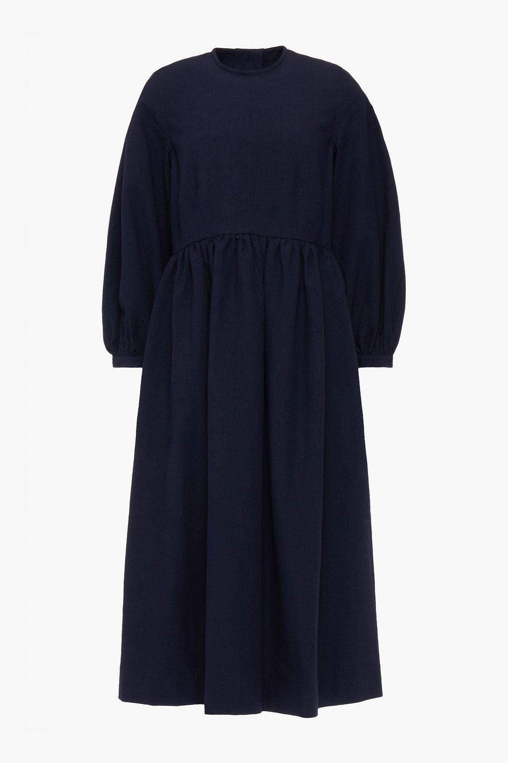 &DAUGHTER Rosalie gathered organic cotton midi dress | THE OUTNET