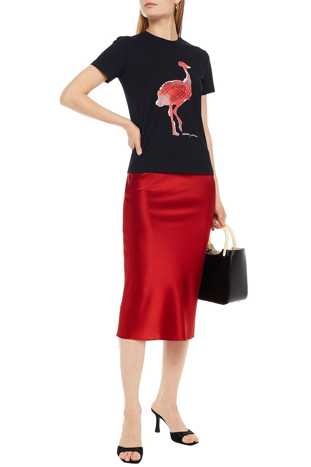 STELLA JEAN Printed cotton-jersey T-shirt