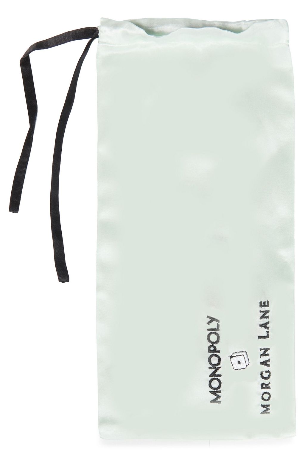 MORGAN LANE Embroidered satin eye mask
