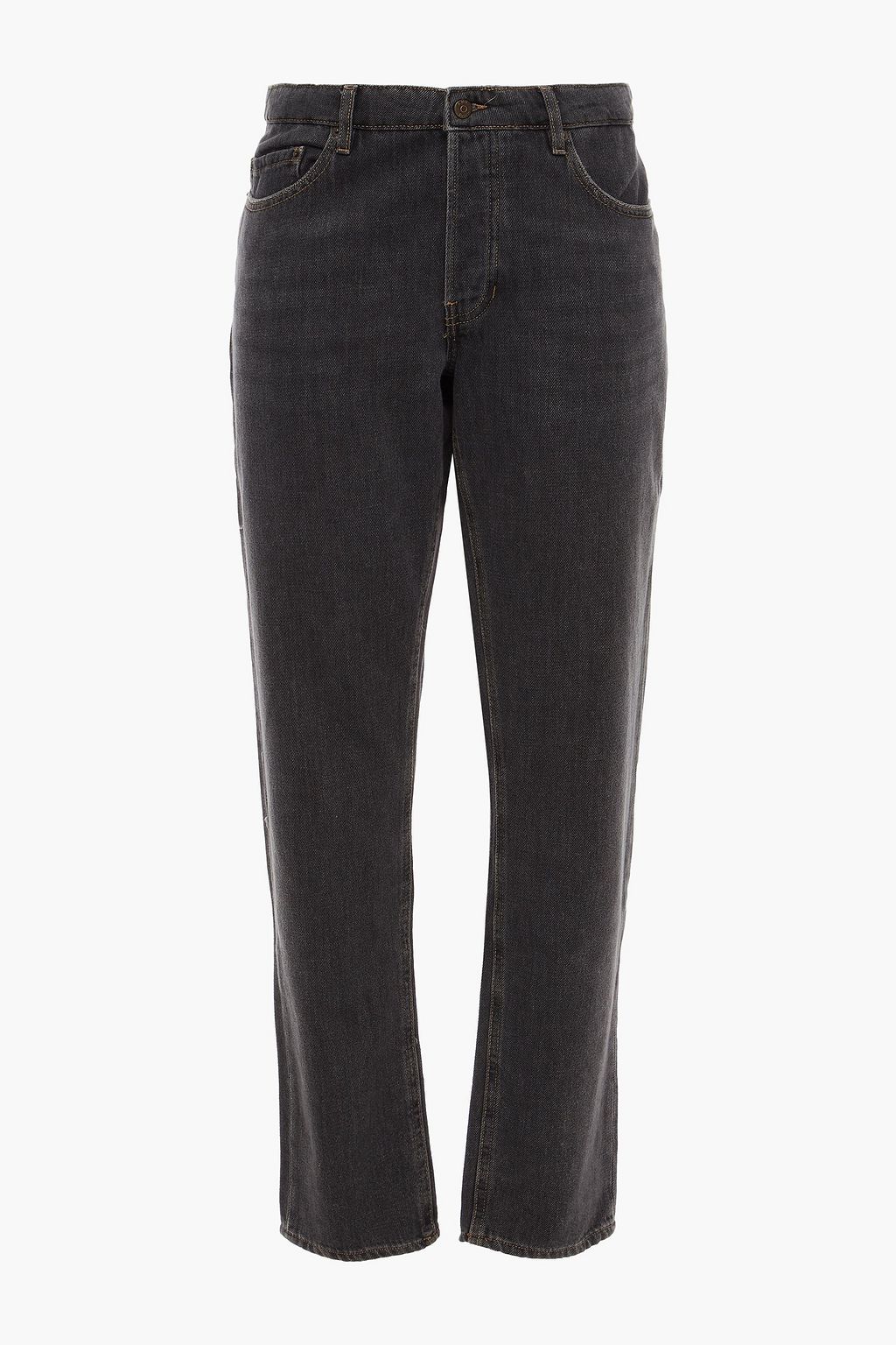 Dark gray Mid-rise straight-leg jeans | AMERICAN VINTAGE | THE OUTNET
