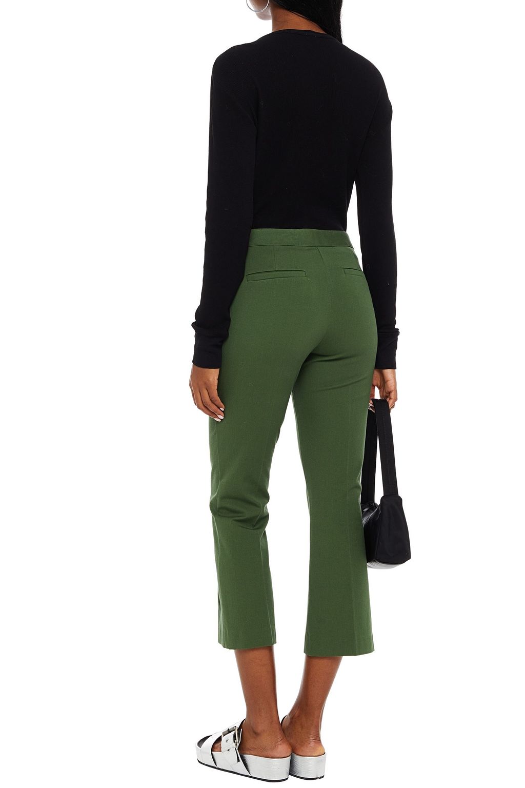 RE/DONE BY HANES Ribbed cotton-jersey top