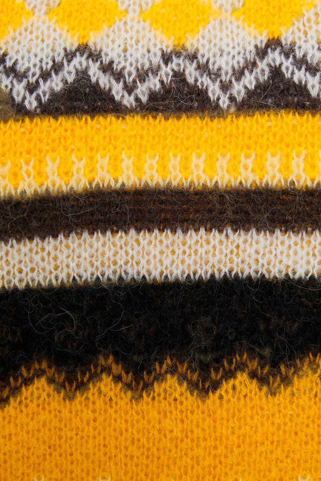 RE/DONE Brushed jacquard-knit sweater
