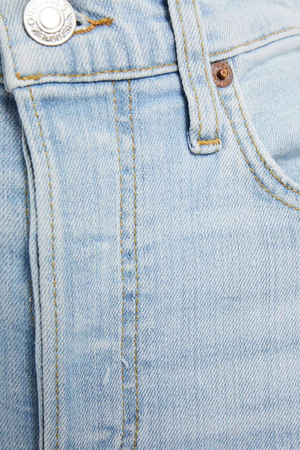 RE/DONE 90s distressed high-rise skinny jeans