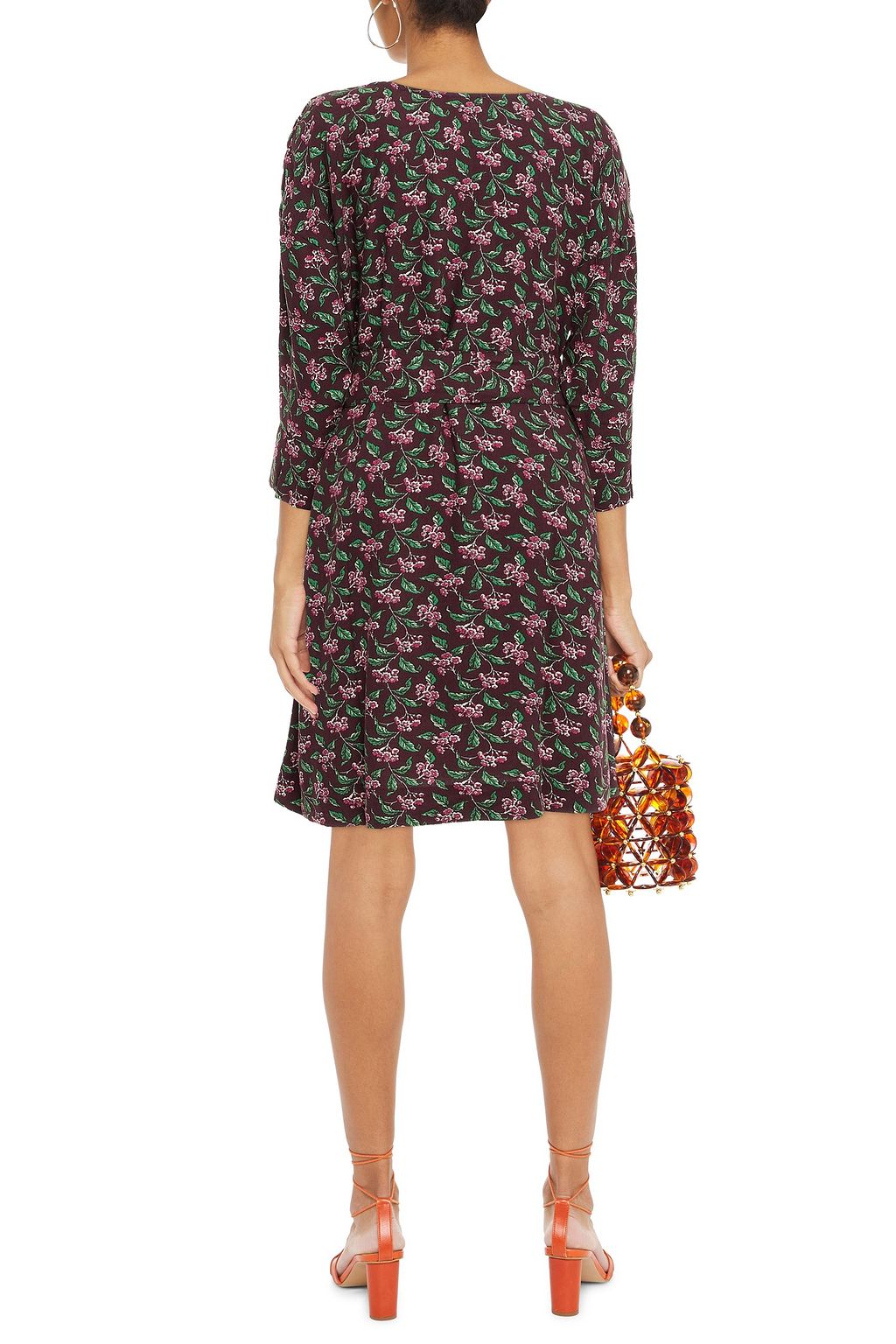 AMERICAN VINTAGE Lisasnow belted striped twill dress