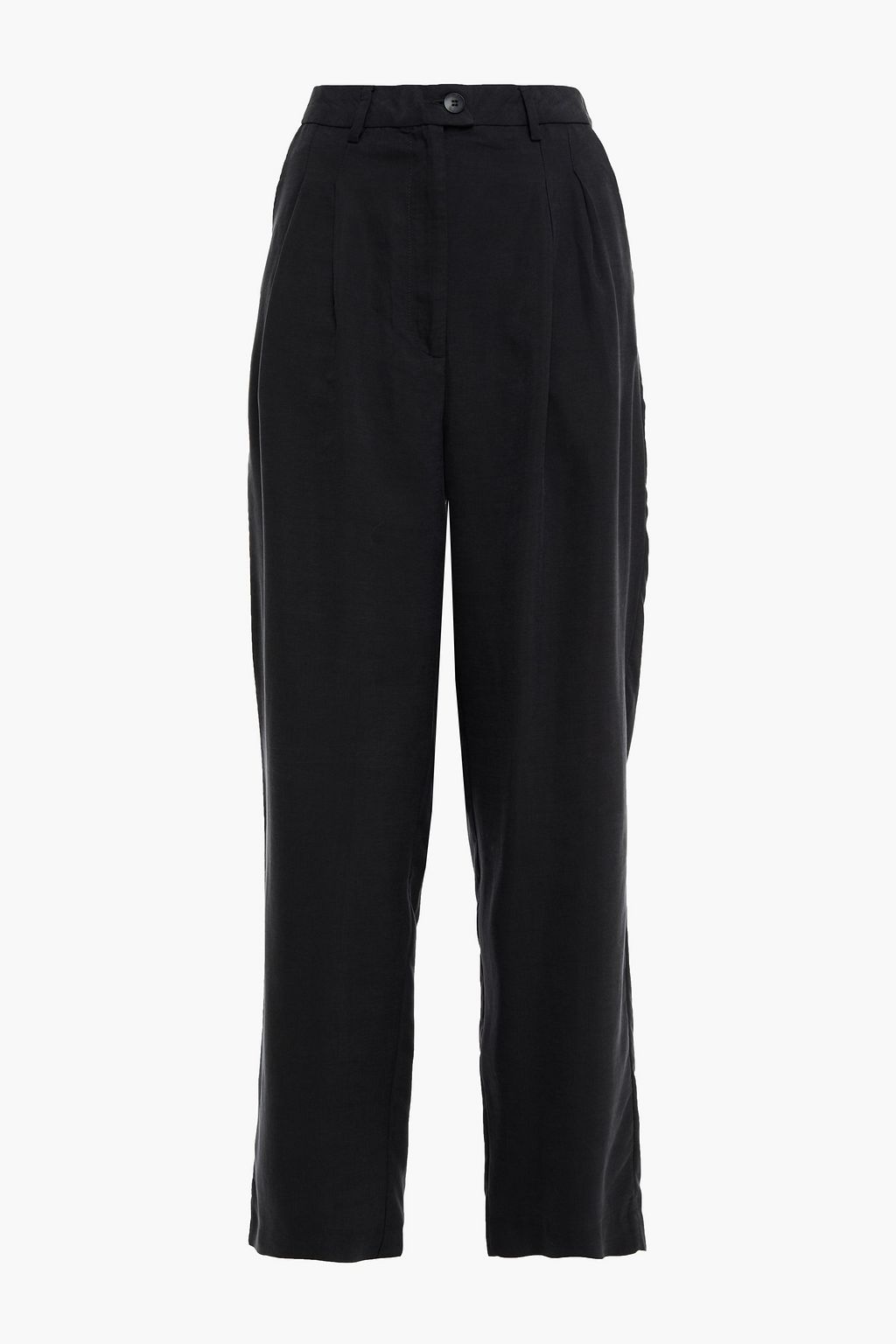 Charcoal Nala pleated Lyocell-twill 