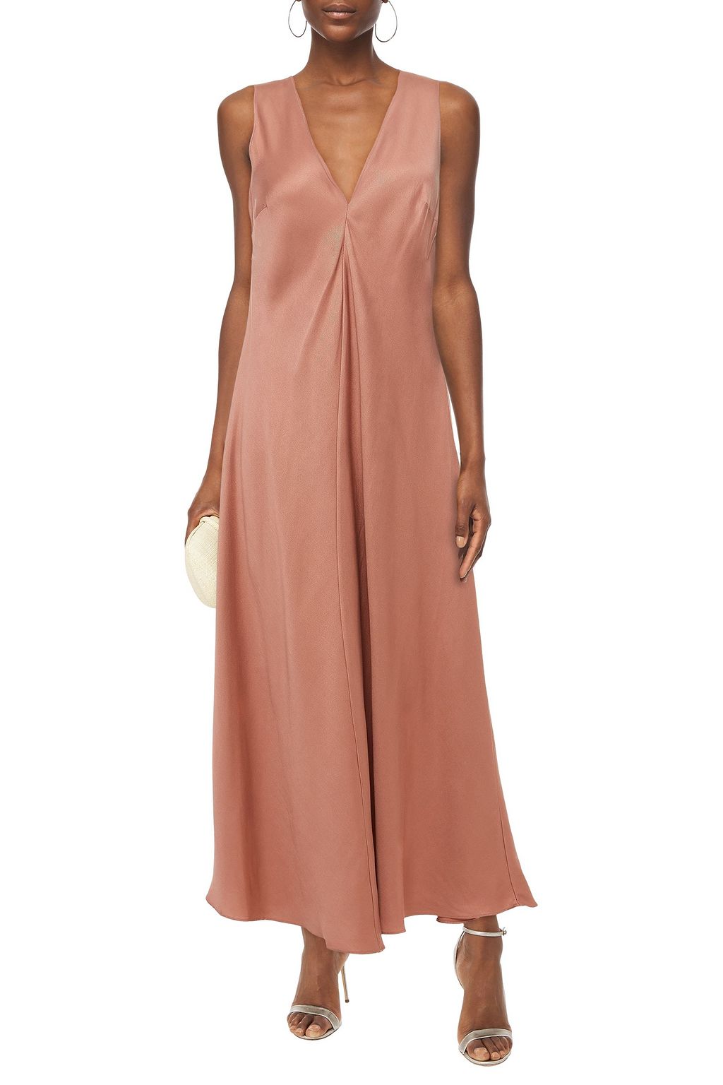 BONDI BORN Twill maxi dress