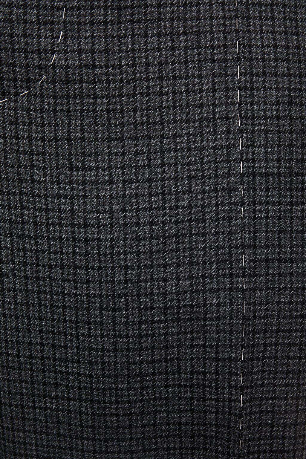 MAISON MARGIELA Hose mit geradem Bein aus Wolle mit Hahnentrittmuster