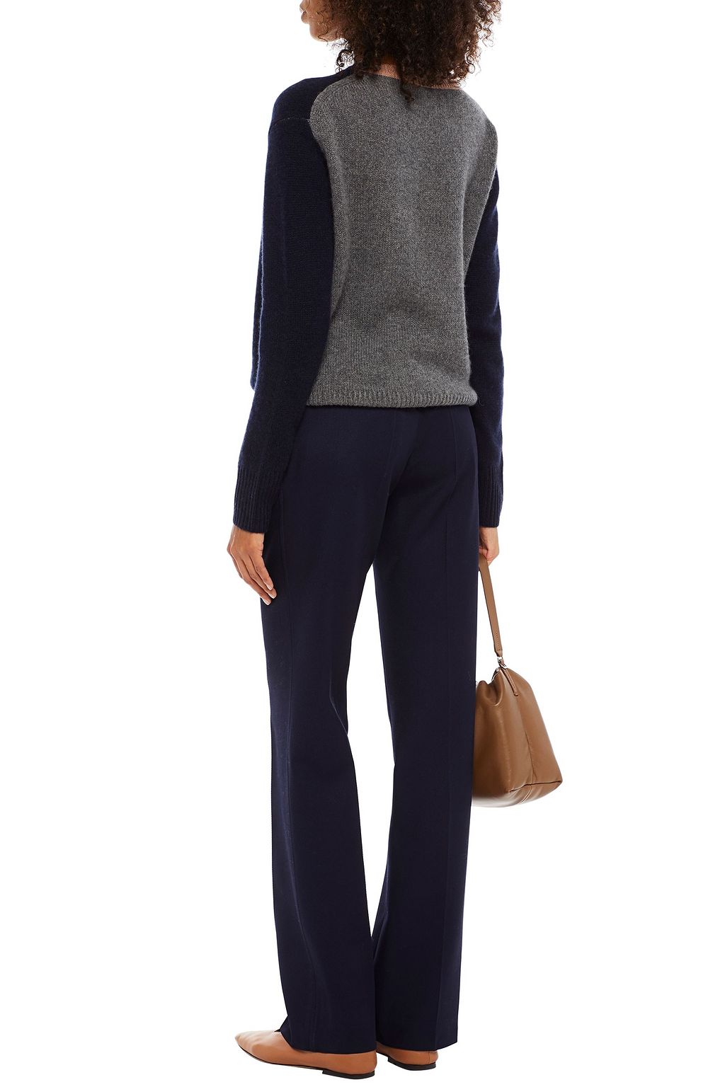 360CASHMERE Karla color-block cashmere sweater