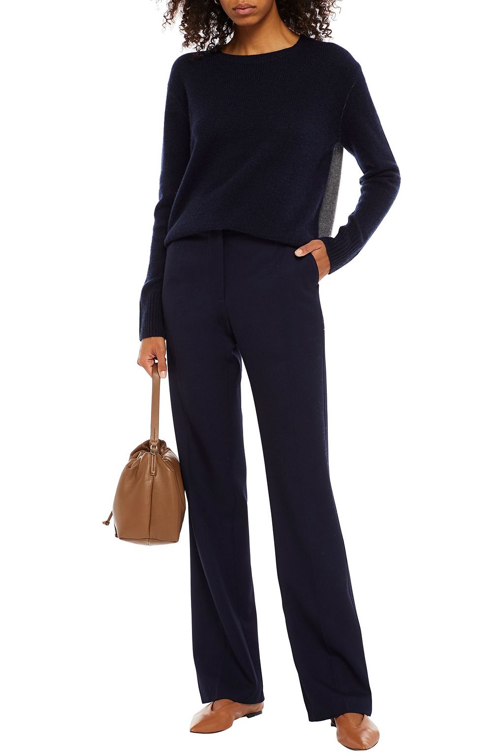 360CASHMERE Karla color-block cashmere sweater