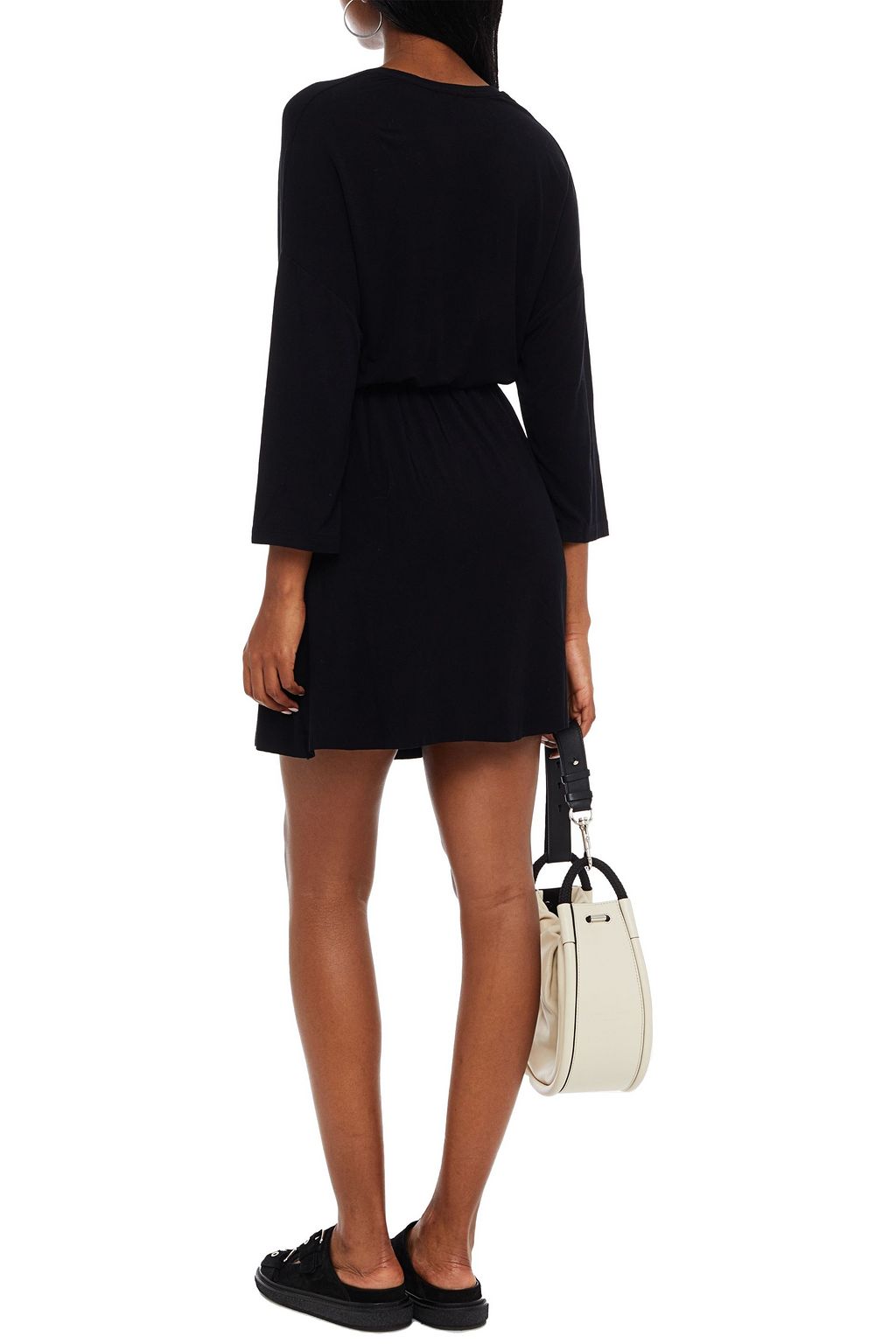 AMERICAN VINTAGE Casa Grande mélange jersey mini dress