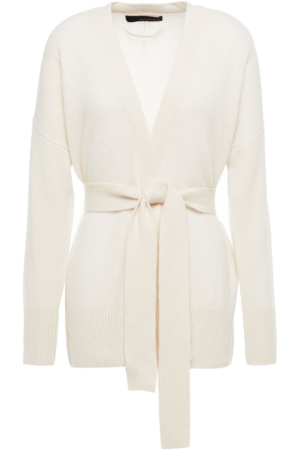 belted cashmere cardigan