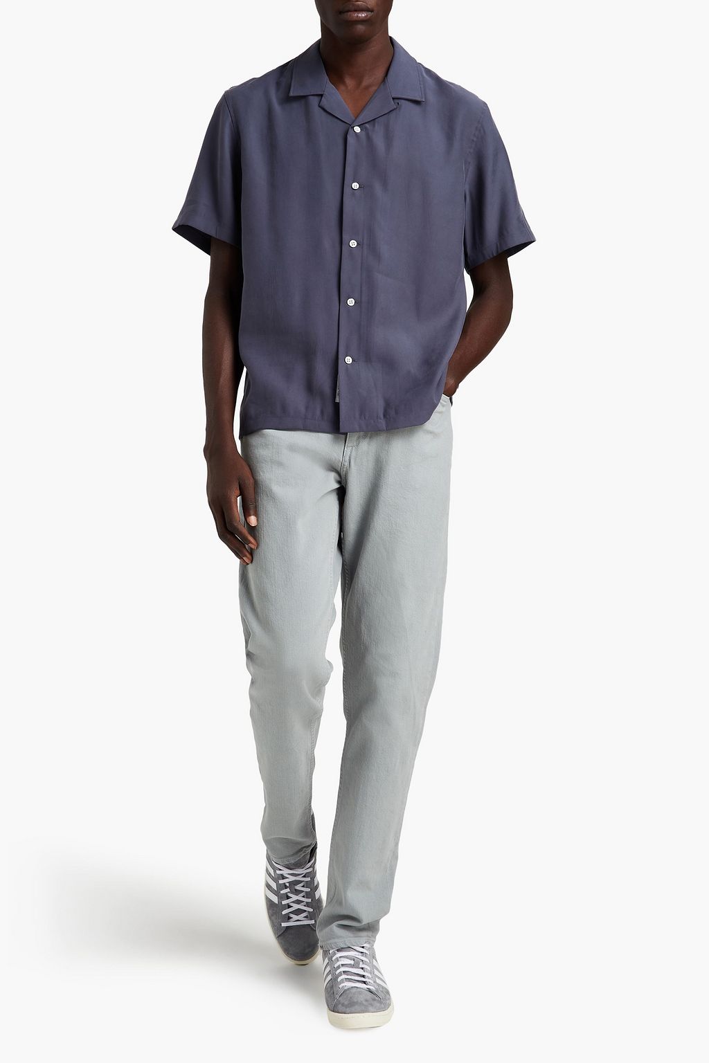 RAG & BONE Avery washed-twill shirt
