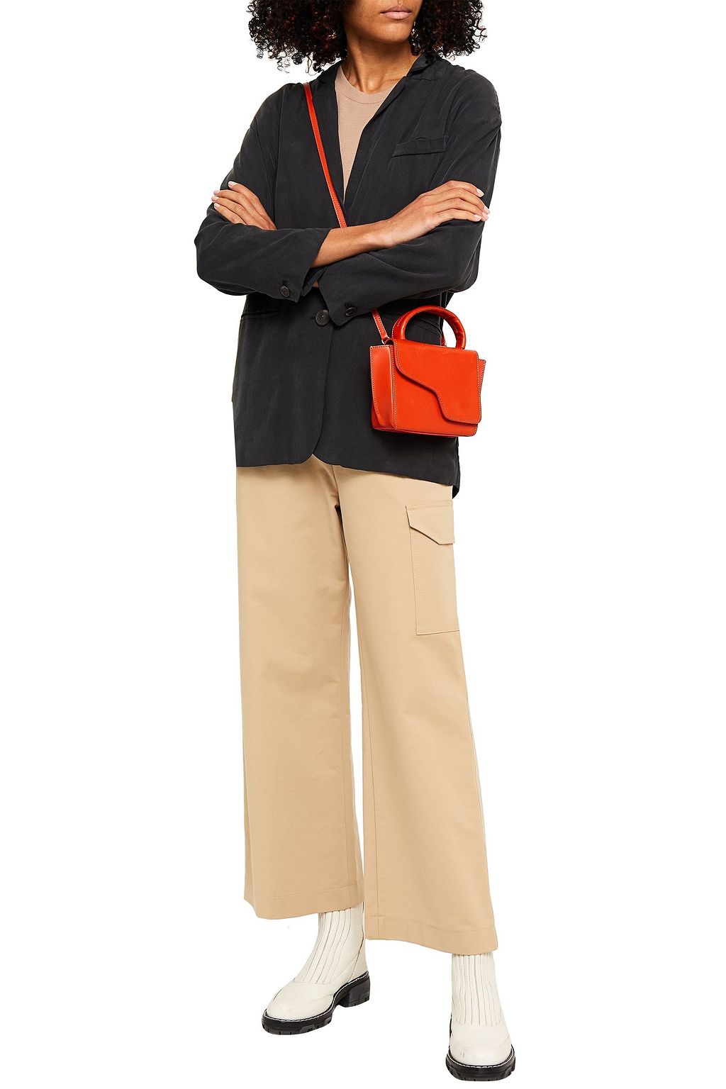 AMERICAN VINTAGE Nala Lyocell-twill blazer
