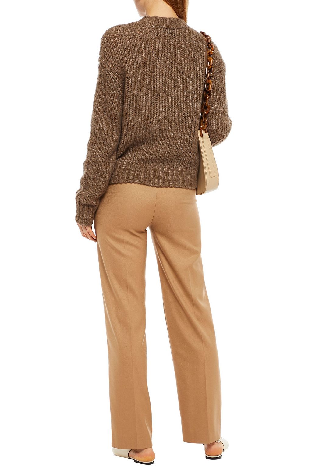 360CASHMERE Abbot ribbed wool-blend sweater