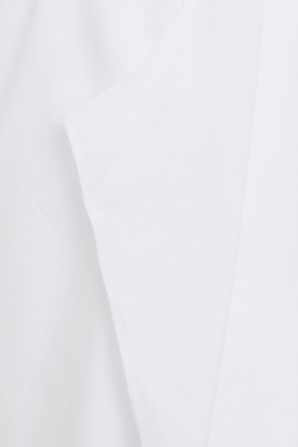 MAISON MARGIELA Drapiertes Oversized-Hemdkleid aus Baumwollpopeline in Midilänge