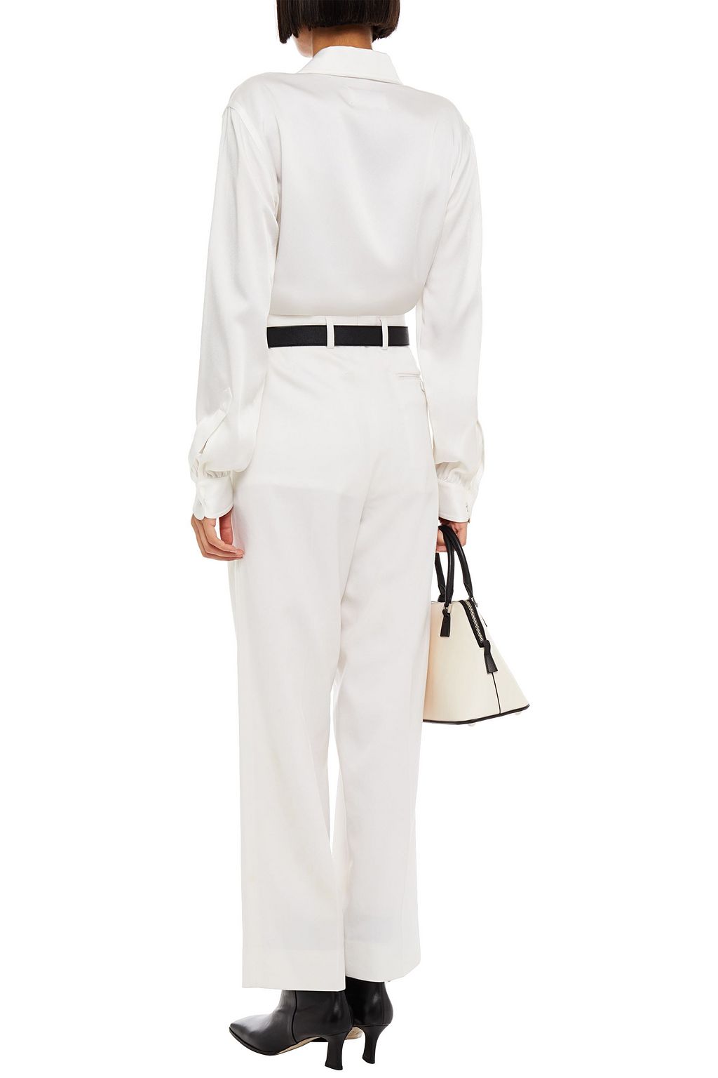 MAISON MARGIELA Hemd aus glänzendem Crêpe