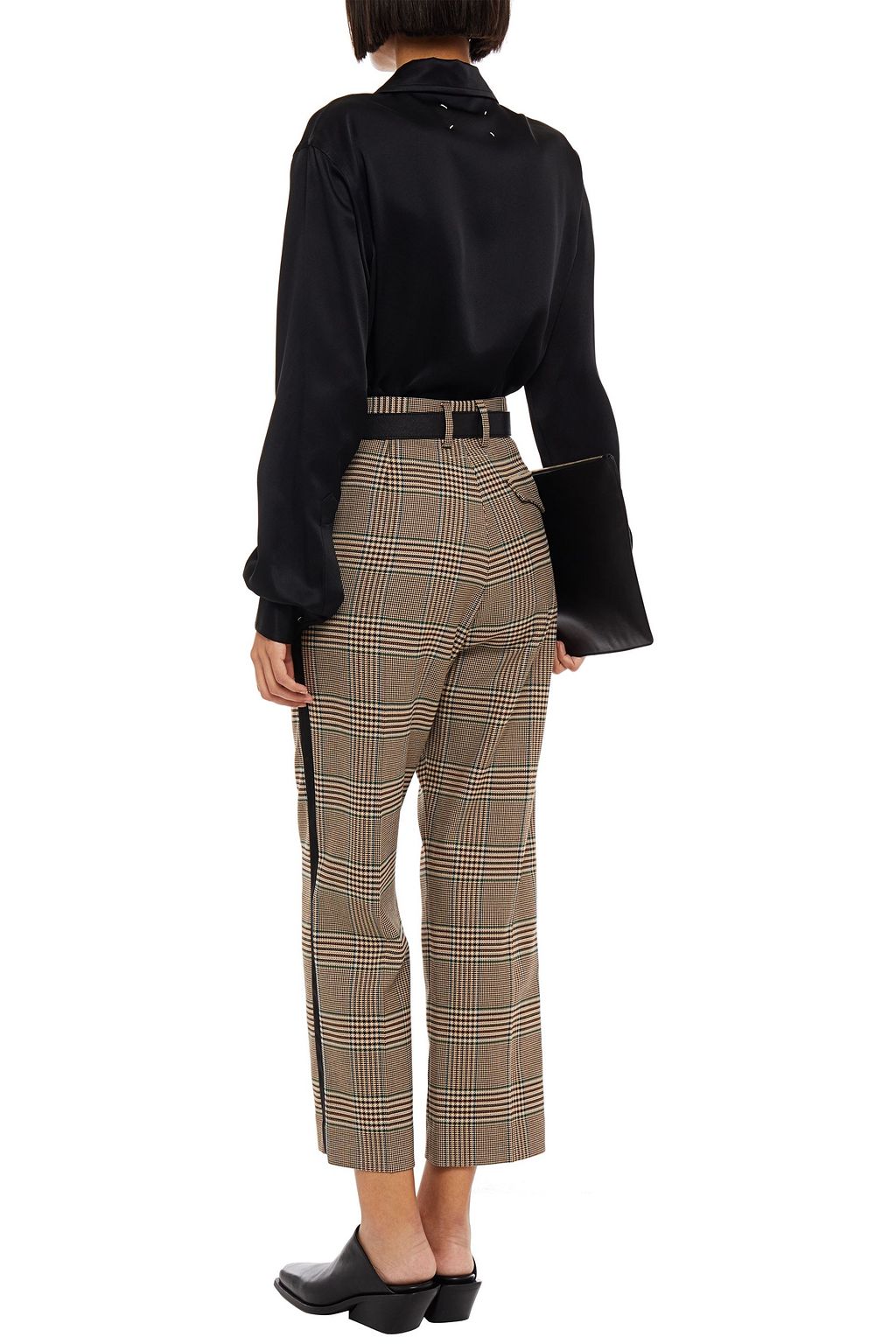 MAISON MARGIELA Hemd aus glänzendem Crêpe