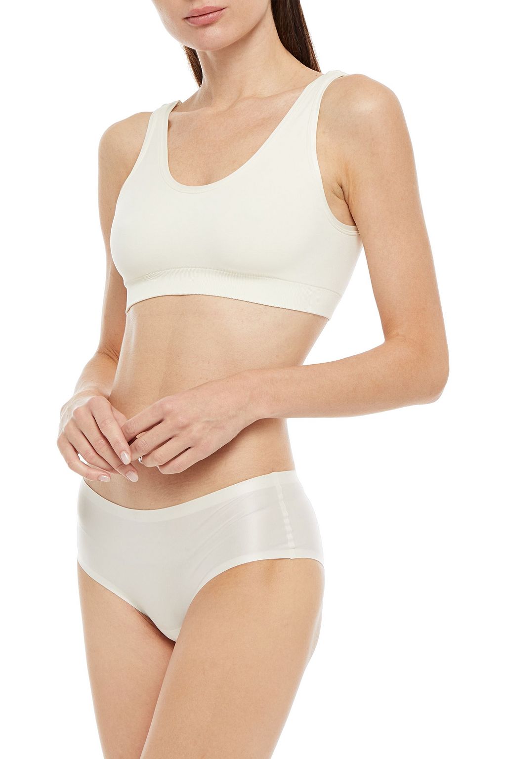 COMMANDO Stretch-jersey sports bra